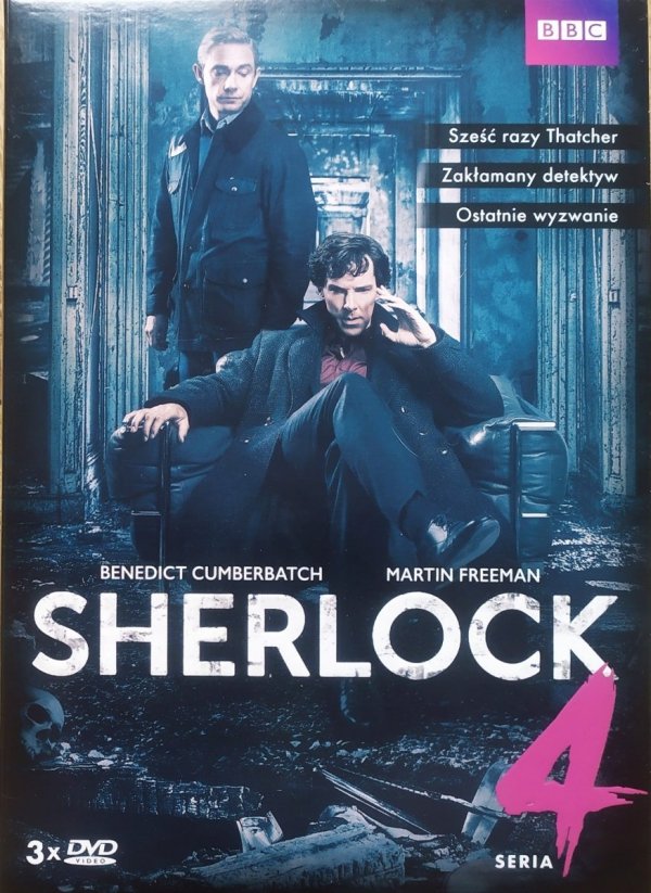 Benedict Cumberbatch. BBC Sherlock sezon 4 DVD