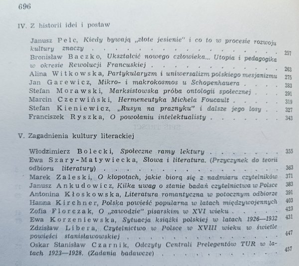 Problemy wiedzy o kulturze: prace dedykowane Stefanowi Żółkiewskiemu