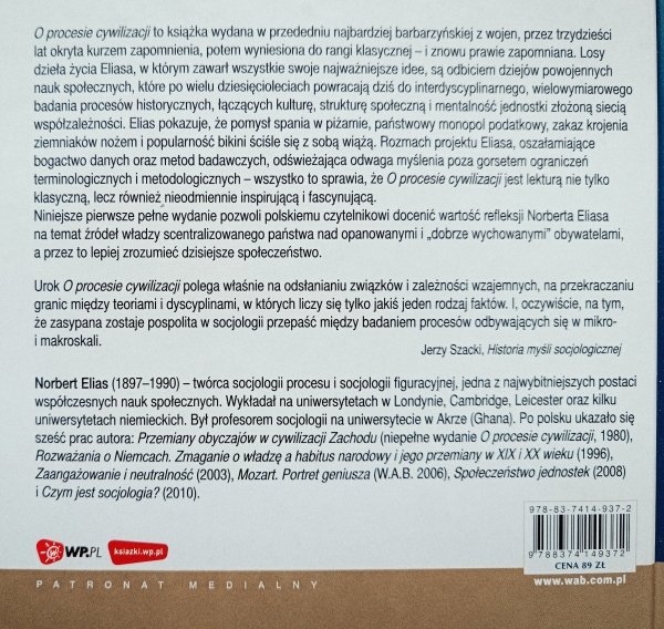 Norbert Elias O procesie cywilizacji