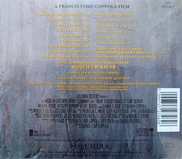 Wojciech Kilar Bram Stoker's Dracula CD