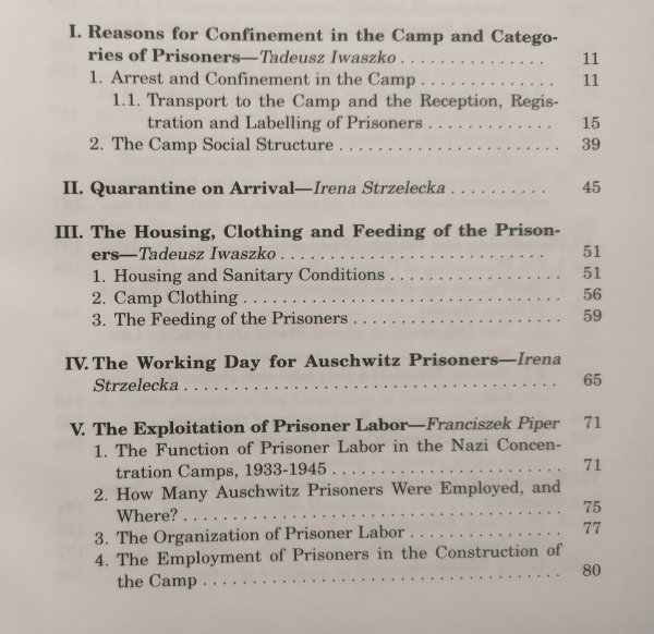 Auschwitz 1940-1945. Central Issues in the History of the Camp. Volume II: The Prisoners - Their Life and Work