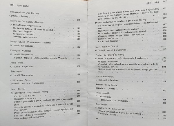 red. Andrzej Nowicki Filozofia francuskiego odrodzenia