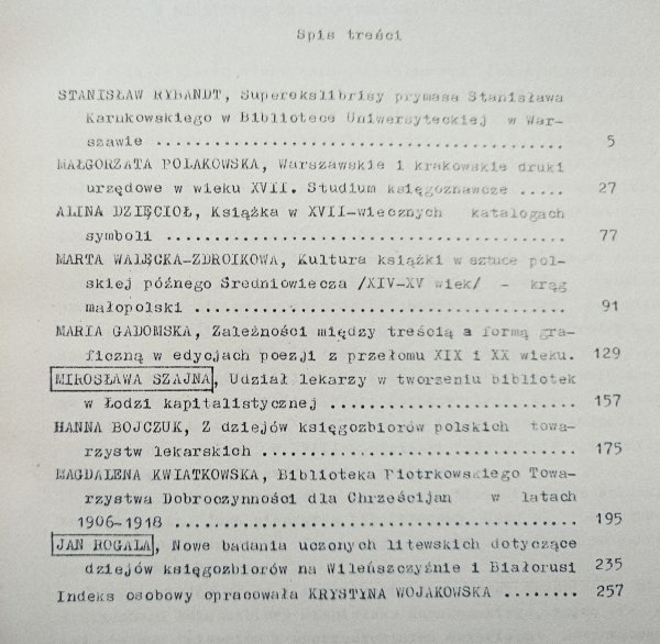 Z badań nad polskimi księgozbiorami historycznymi. Pogranicza