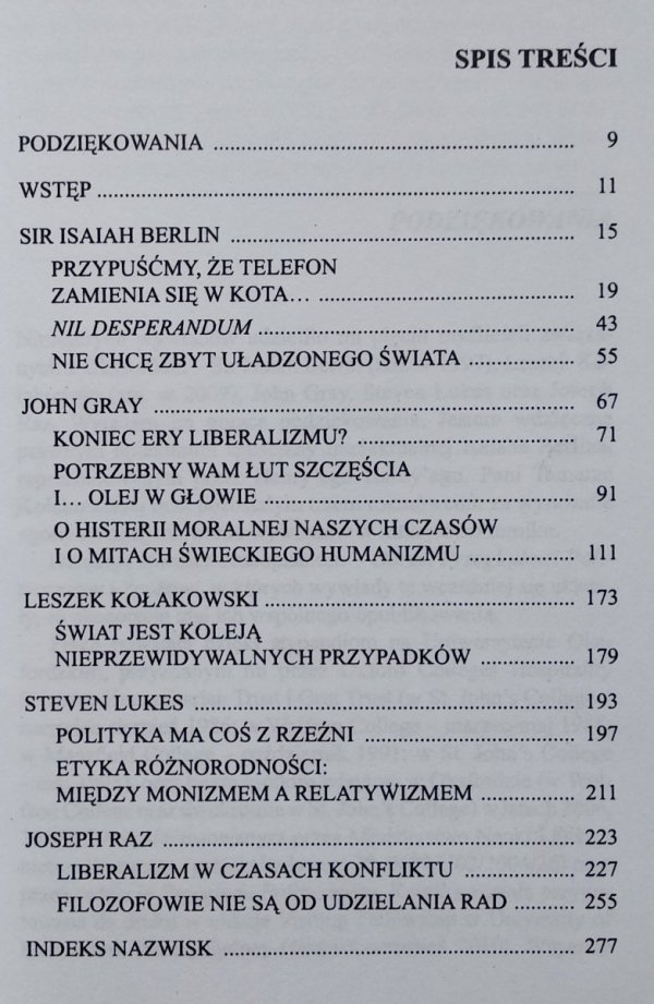 Beata Polanowska-Sygulska • Rozmowy z oksfordzkimi filozofami [I.Berlin, J.Gray, L. Kołakowski]
