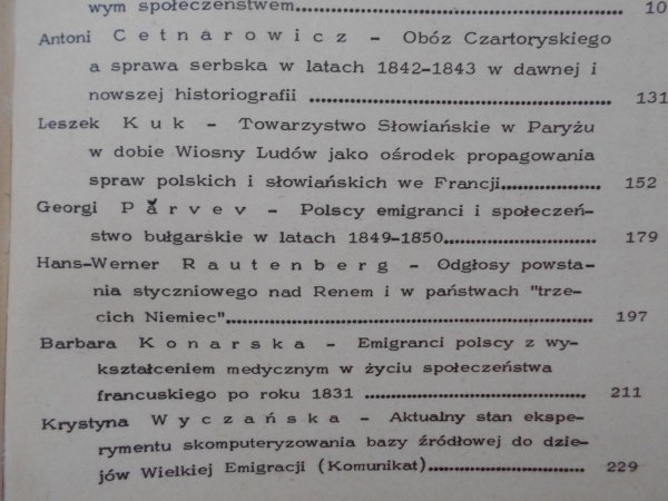 red. Sławomir Kalembka • Wielka emigracja i sprawa Polska a Europa 1832-1864