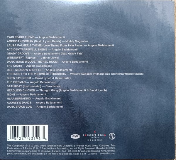 Twin Peaks: Limited Event Series Soundtrack CD