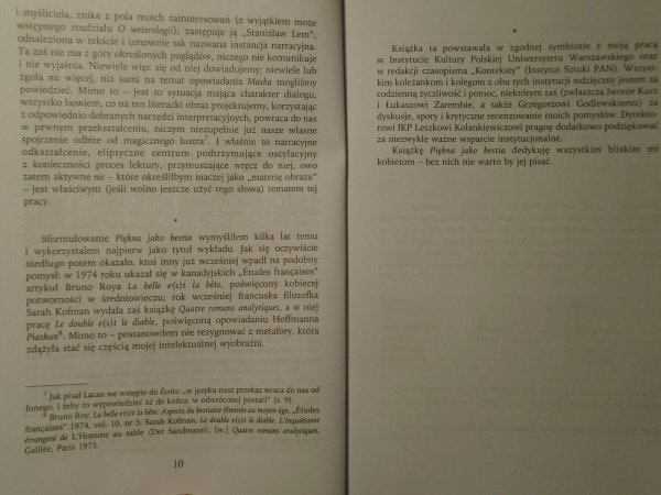 Wojciech Michera • Piękna jako bestia. Przyczynek do teorii obrazu