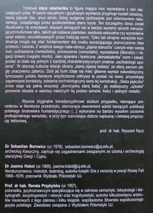 Stara rebeliantka. Studia nad semantyką obrazu