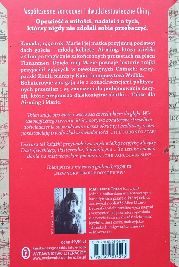 Madelaine Thien Nie mówcie, że nie mamy niczego