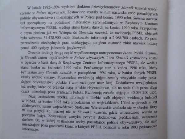 Kazimierz Rymut • Słownik imion współczesnie w Polsce używanych