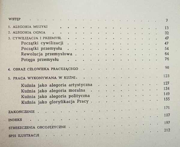 Maria Poprzęcka Kuźnia. Mit - alegoria - symbol