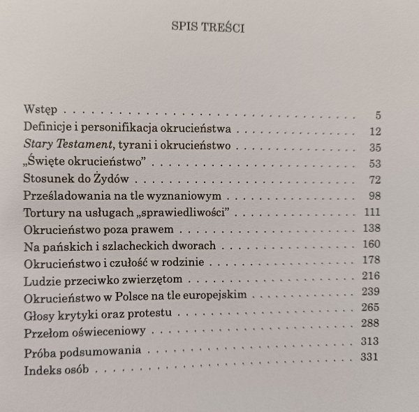 Janusz Tazbir Okrucieństwo w nowożytnej Europie