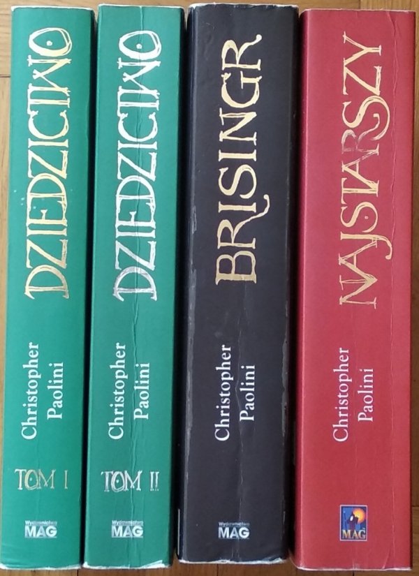 Christopher Paolini • Brisinger. Najstarszy. Dziedzictwo [komplet]