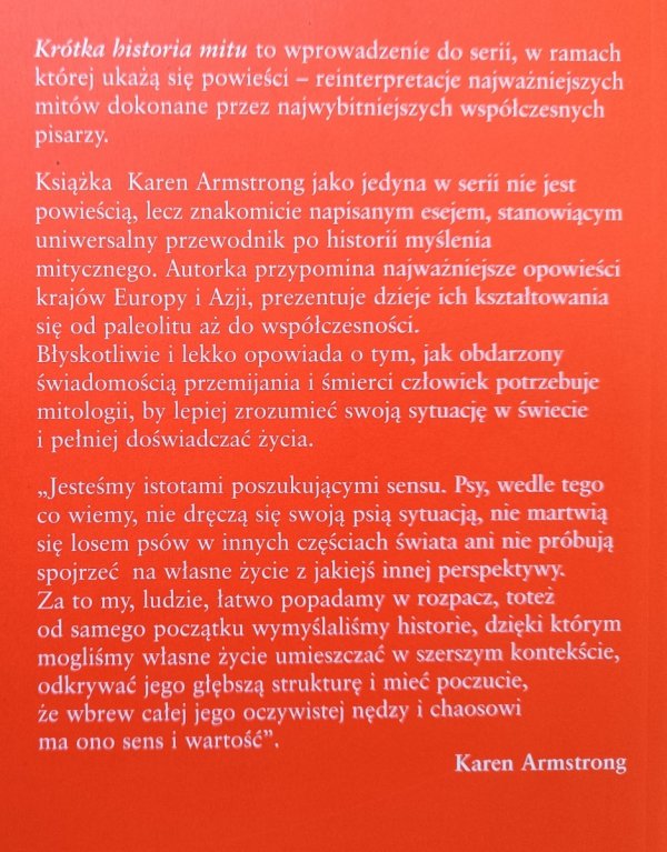 Karen Armstrong Krótka historia mitu
