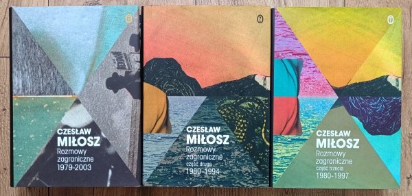 Czesław Miłosz Rozmowy zagraniczne 1/3 komplet