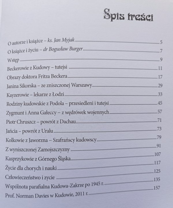 Bronisław MJ Kamiński Saga kudowska