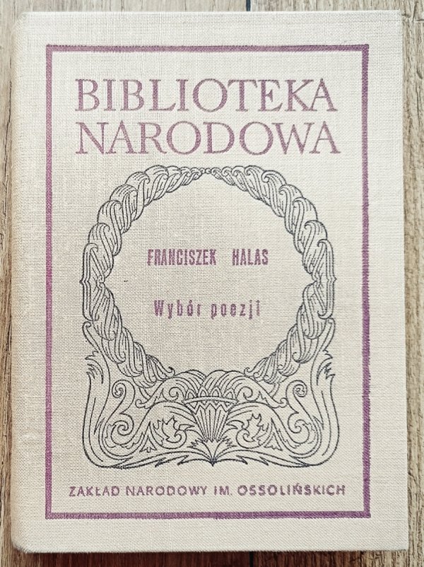 Franciszek Halas Wybór poezji