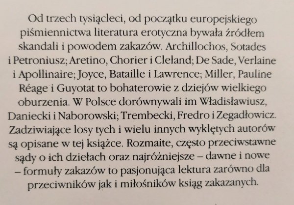 Anna Maksimiuk, Stanisław Pazura Prohibita. Setka ksiąg zakazanych i pięćdziesiąt powodów ku temu