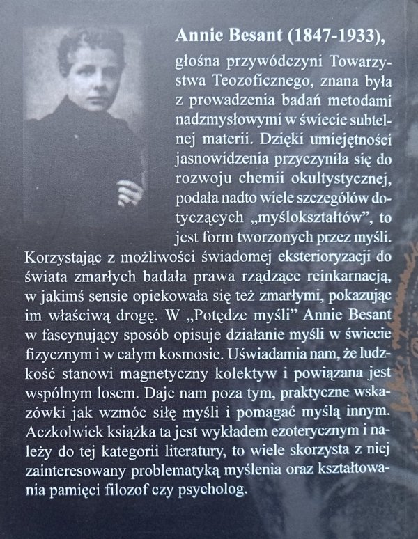 Annie Besant Potęga myśli