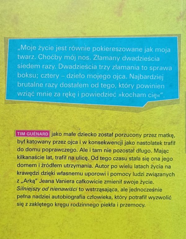 Tim Guenard Silniejszy od nienawiści