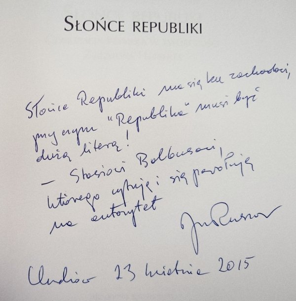 Józef Maria Ruszar Słońce Republiki. Cywilizacja rzymska w twóczości Zbigniewa Herberta