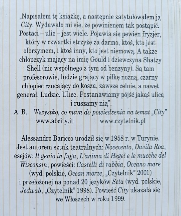 Alessandro Baricco City