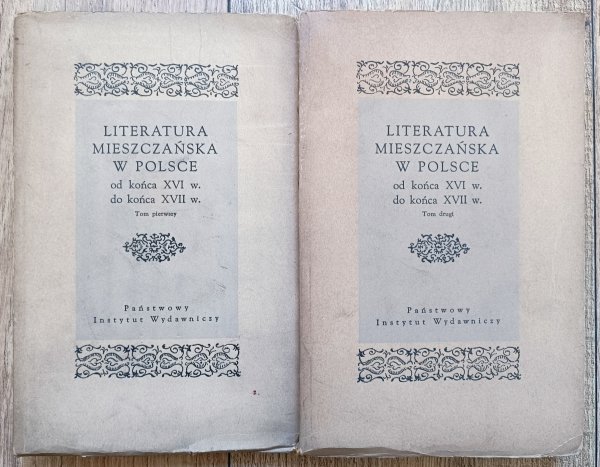Literatura mieszczańska w Polsce od końca XVI w. do końca XVII w.