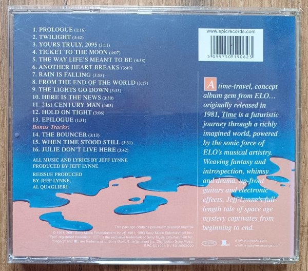 Electric Light Orchestra Time CD