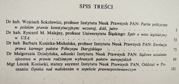 Studia prawnicze zeszyt 4 (110) 1991