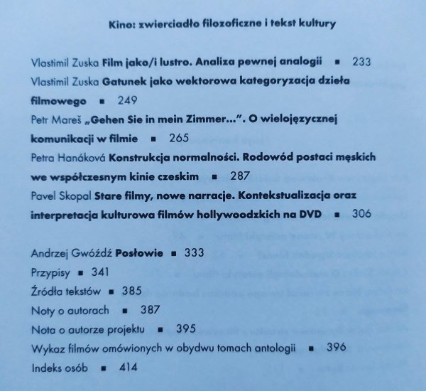 red. Andrzej Gwóźdź Czeska myśl filmowa tom 2: Reguły gry