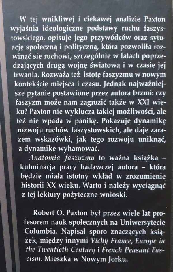 Robert O. Paxton Anatomia faszyzmu