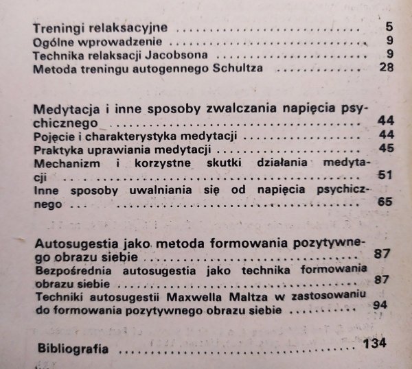 Stanisław Siek Relaks i autosugestia