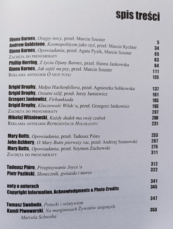 Literatura na Świecie 5-6/2017 / Mary Butts, Djuna Barnes, Brigid Brophy