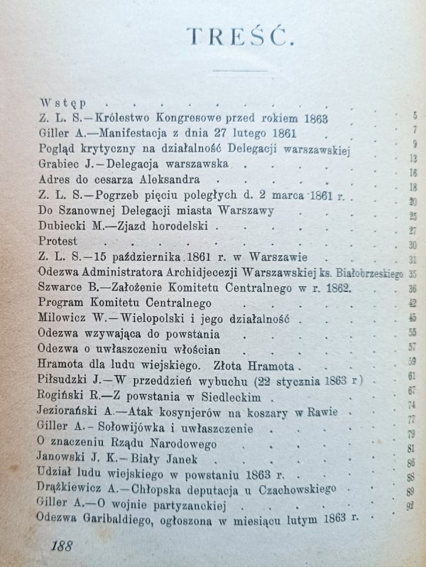 Rok 1863: wyjątki z dzieł, pamietników, dokumenty, odezwy