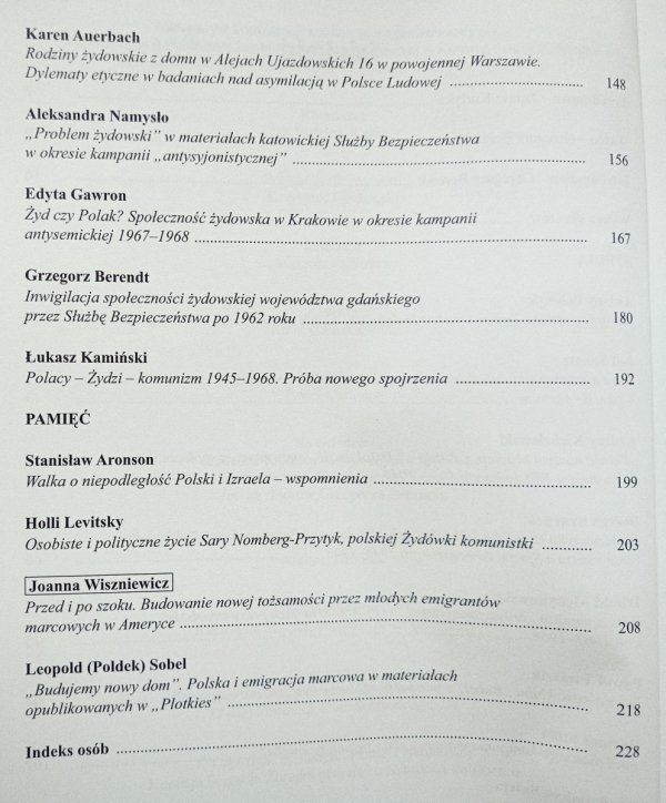 Społeczność żydowska w PRL przed kampanią antysemicką lat 1967-1968 i po niej