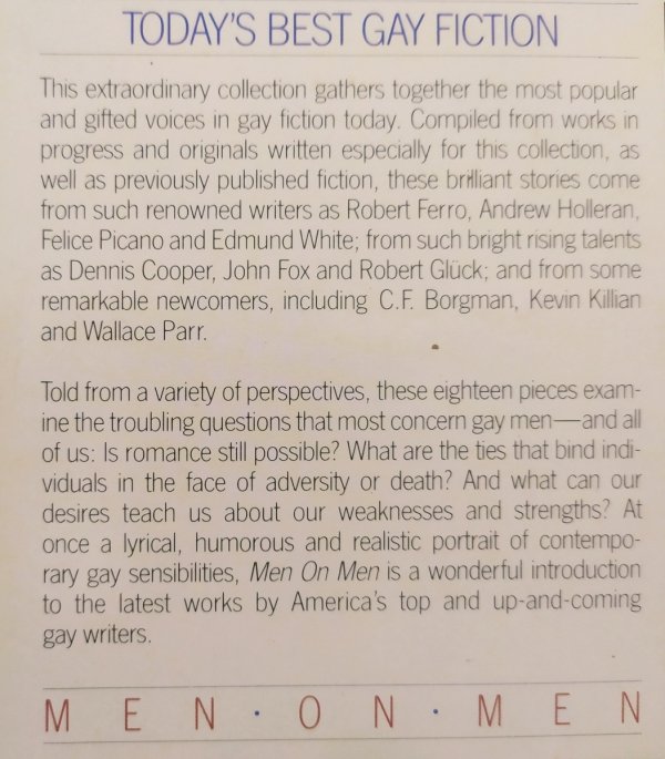 Men on Men: Best New Gay Fiction