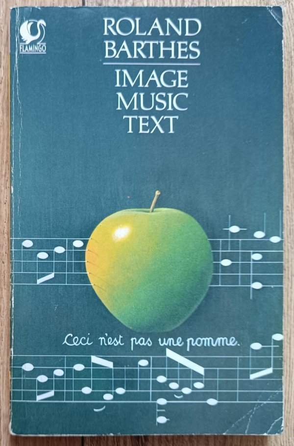 Roland Barthes Image, Music, Text
