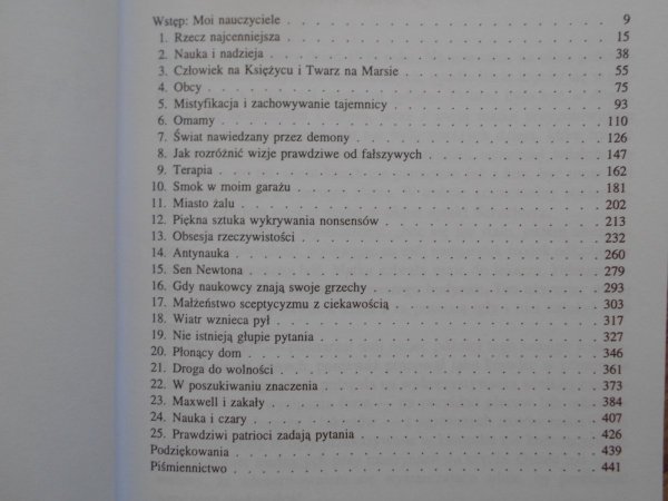 Carl Sagan Świat nawiedzany przez demony