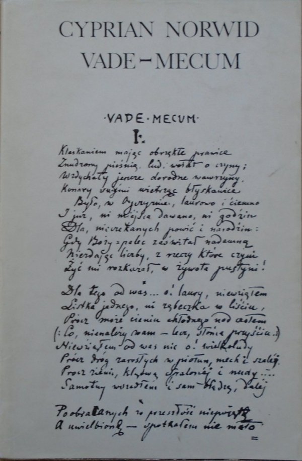 Cyprian Norwid • Vade-mecum