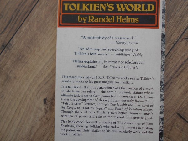 Randel Helms • Tolkien's World