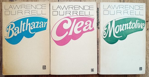 Lawrence Durrell Balthazar. Clea. Mountolive