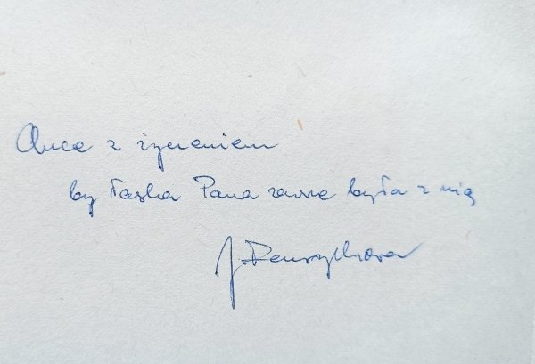 Henri de Lubac O naturze i łasce / dedykacja tłumaczki Janiny Fenrychowej