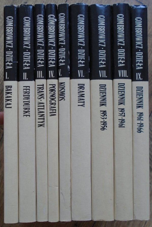 Witold Gombrowicz • Dzieła tom I-IX