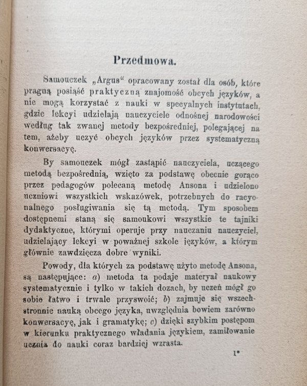 Stanisław Goldman Samouczek francuski / 1919