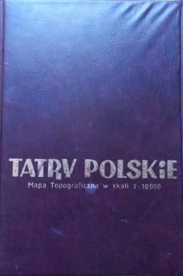 Tatry Polskie • Mapa topograficzna w skali 1:10000