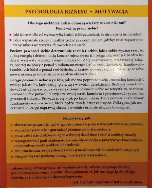 Brian Tracy • Potęga pewności siebie