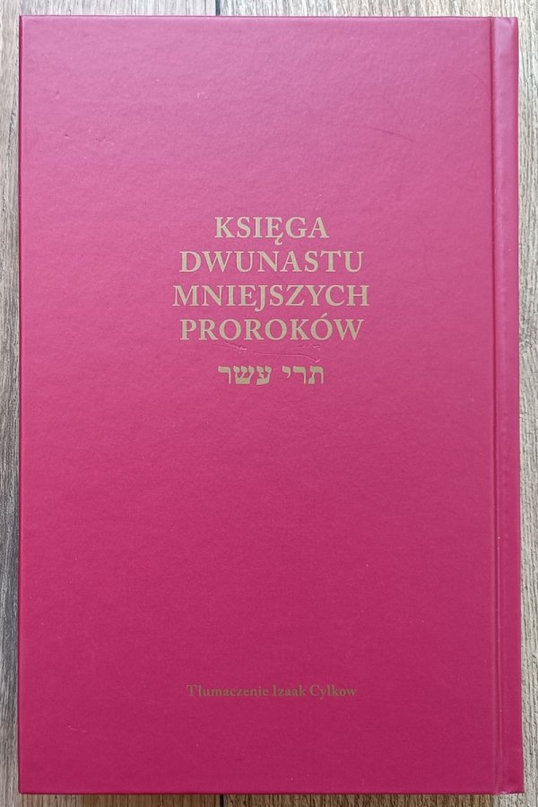 Izaak Cylkow Księga Dwunastu Mniejszych Proroków