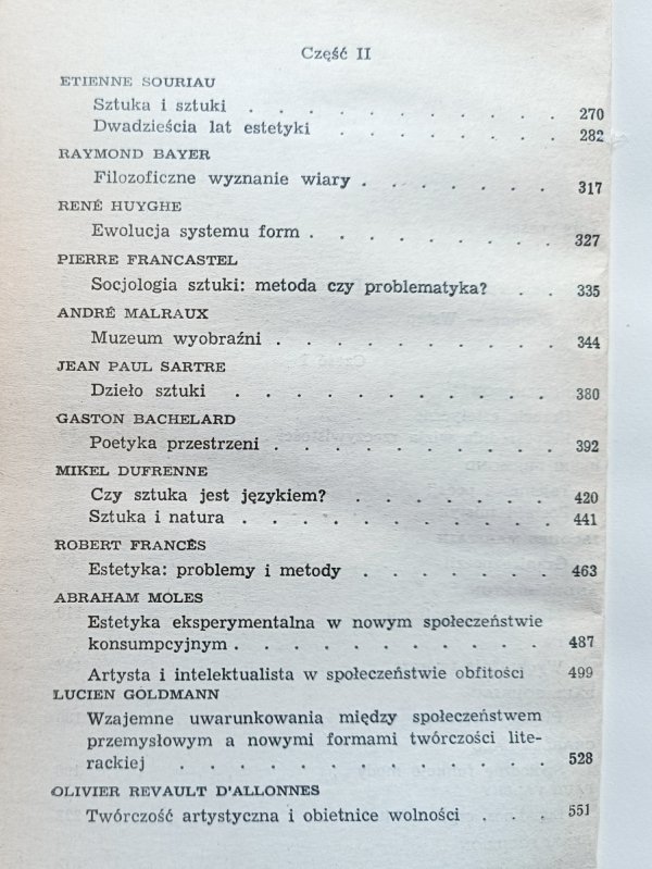Antologia współczesnej estetyki francuskiej
