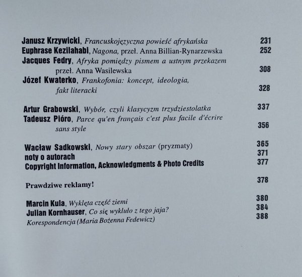Literatura na świecie 1-2/1999 • Amadou Kone, Massa Makan Diabete