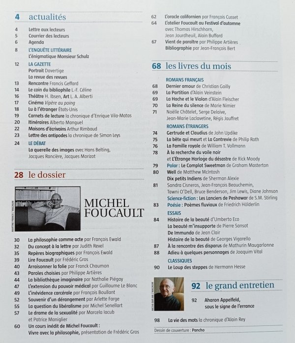 Le Magazine Litteraire 435 / 2004 Michel Foucault